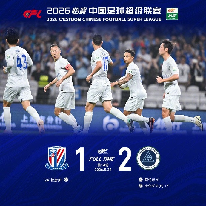 阿代米閃擊 卡爾采夫點射 深圳客場2-1終結(jié)申花不敗 阿代米閃擊 卡爾采夫點射 深圳客場2-1終結(jié)申花不敗