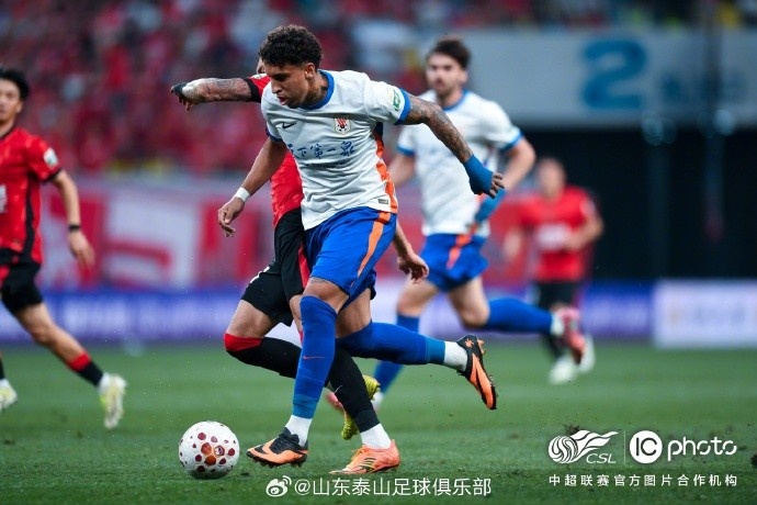 泰山客場(chǎng)0-1蓉城，五輪連勝終結(jié)