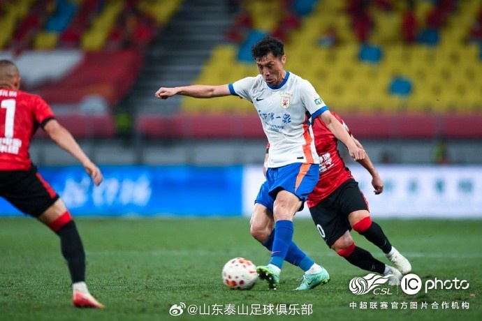 泰山客場(chǎng)0-1蓉城，五輪連勝終結(jié)